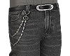Jean + chains