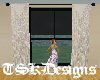 TSK-Cream Silk Curtains