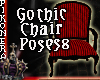 !P Goth Vamp red chair