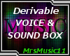 Derivable Voice/Music 