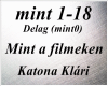 Mint a filmeken