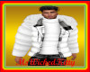 Mens White Puff Jacket