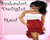 Pokadot Delight Red