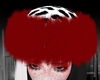 S! Cruella Fur Hat Blood