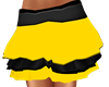 yellow & black skirt