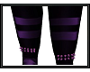 {G}Purple Rivet Leggings