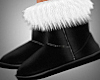 Winter Fur Boots Black