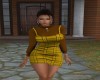 Plaid fall dress brown