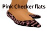 ~LC~ Pink Checker flats