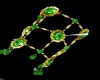 Emerald Wide Bracelet