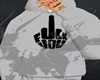 Middle Finger Hoodie M