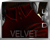 Velvet Pants ~ Maroon