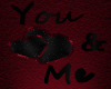 !C! YOU & ME WALL SIGN