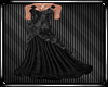 Black Grey Princess Gown