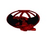 Black n Red Love Chair