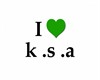 KSA FLAG sticker