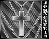 Silver Chained Cross