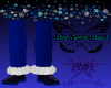 Blue Santa Boots
