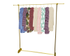 Gold Clothes Rack