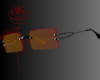 Dark Orange Glasses