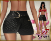 cK Suye Leather SkirtBlk