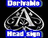 Derivabe Head Sign