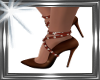 ! heels brown ,
