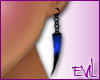 [EM] Fangs Earrings Blue