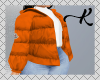 Orange Puffer Coat