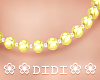!D! Kid Necklace Yellow