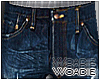 ♠ Printed Blue Jeans