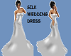 SATIN SILK WEDDING DRESS