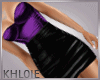 purple black leather K