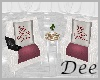 Christmas Chat Chairs