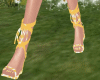 MxU-yellow summer sandal