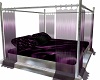 Purple velvet nopose bed