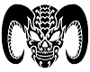 Demon Skull - Sticker