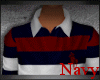 N x Red Striped Rugby 