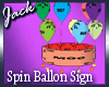 Spinning Balloon Banner