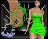 QSJ-Glowing Dress Green