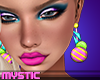 80's Abstract Earrings 1