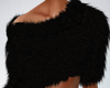 DM. Black Fur Top