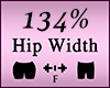 Hip Butt Scaler 134%