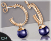 K| Code Blue Earings