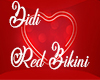 Bikini Heart Red