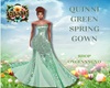 QUINNI KT GRN SPRING GWN