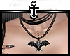 Skelly Bat Necklace