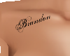 Brandon chest tattoo-F
