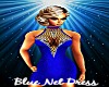 *S* Blue Net Dress