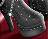 Doll black boots
